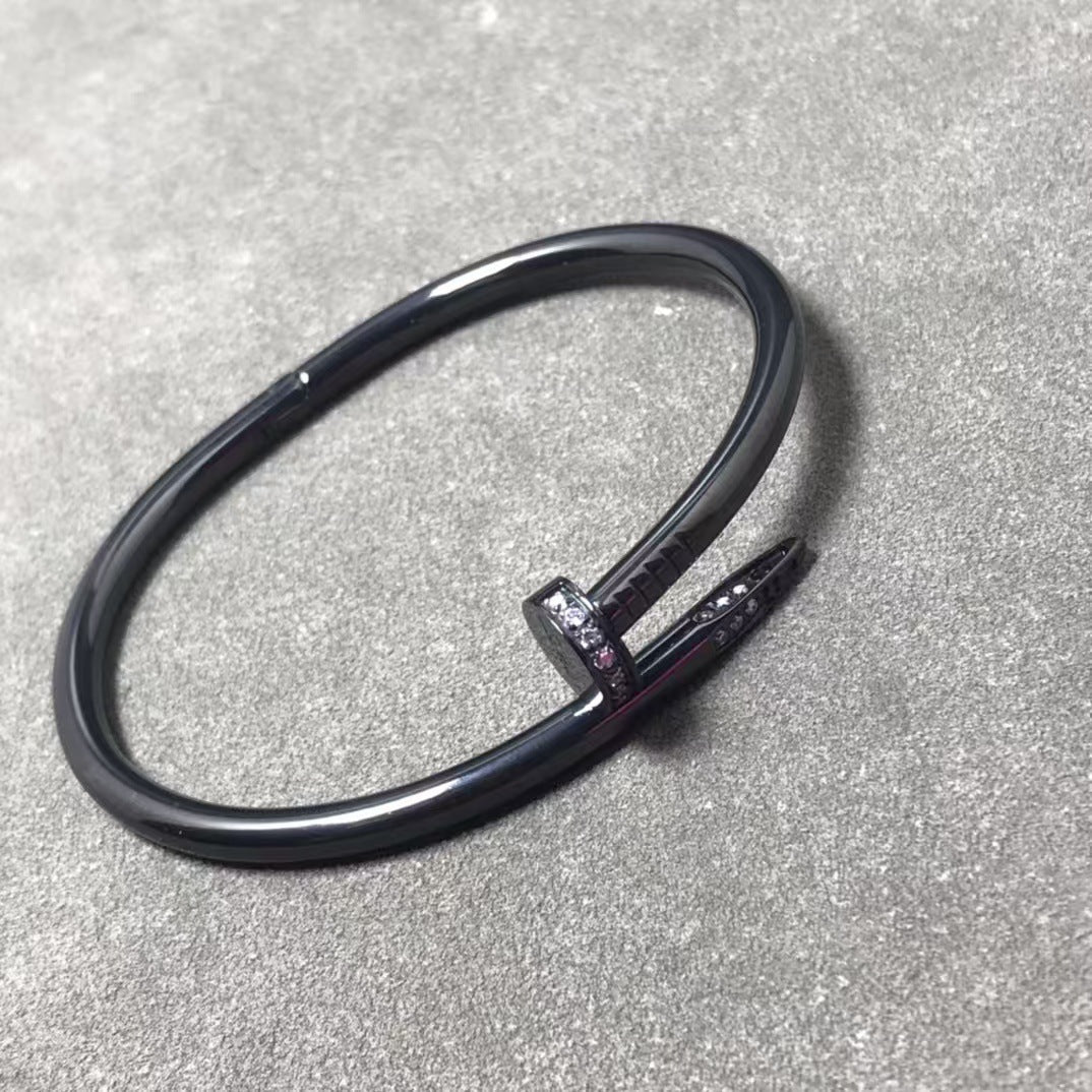 Pulsera de Plata 925 con Diamantes Tres Círculos Chapada en Oro