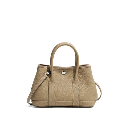 Bolso mini de piel cruzado estilo garden bag