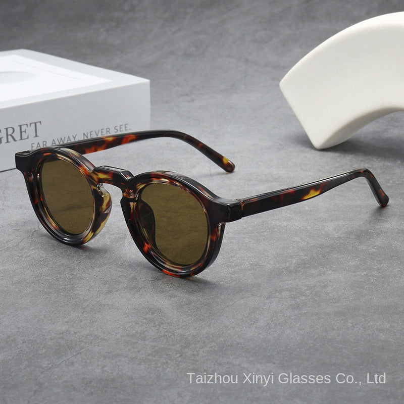 Gafas de Sol Redondas Vintage Montura Pequeña Protección UV400