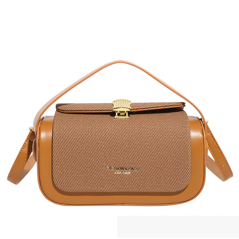 Bolso Cuadrado Pequeño de Hombro Retro Estilo Lujo