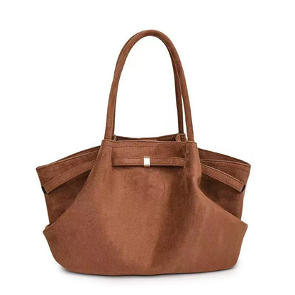 Bolso Tote de Terciopelo de Gran Capacidad Estilo Retro Urban