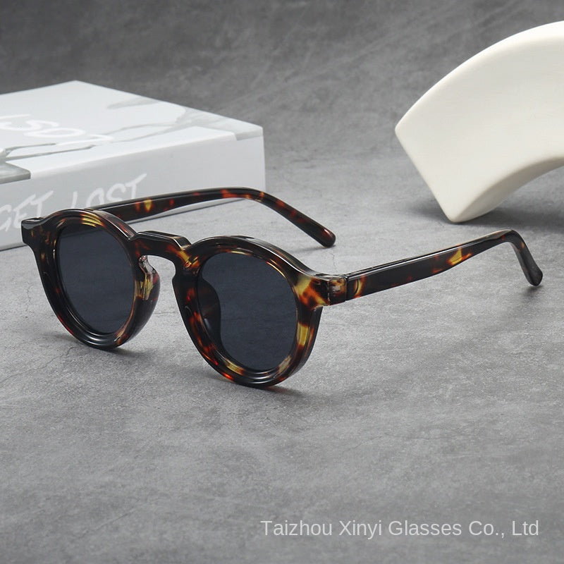 Gafas de Sol Redondas Vintage Montura Pequeña Protección UV400