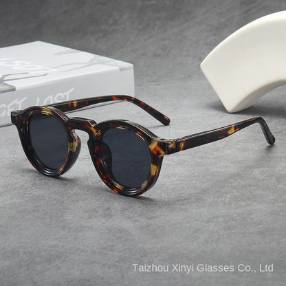 Gafas de Sol Redondas Vintage Montura Pequeña Protección UV400
