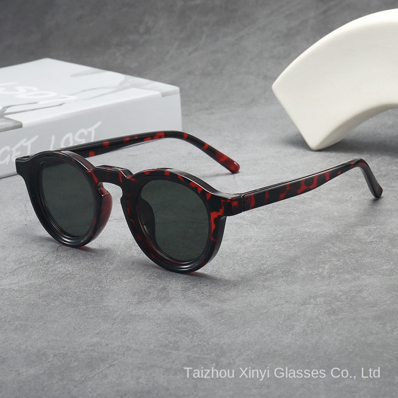 Gafas de Sol Redondas Vintage Montura Pequeña Protección UV400