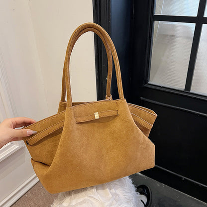 Bolso Tote de Terciopelo de Gran Capacidad Estilo Retro Urban