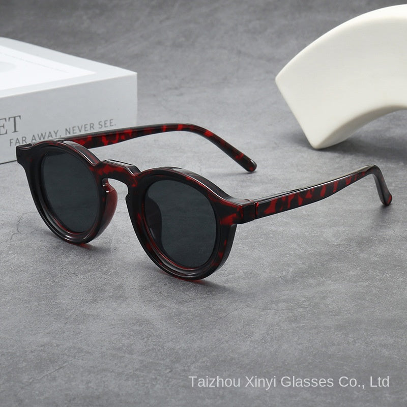 Gafas de Sol Redondas Vintage Montura Pequeña Protección UV400