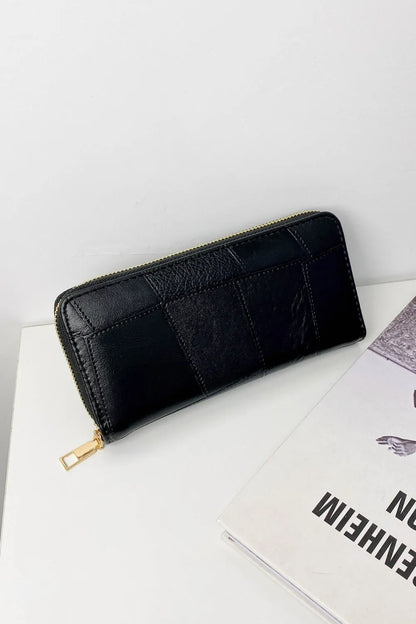 Cartera Pequeña de Piel Sintética con Múltiples Compartimentos