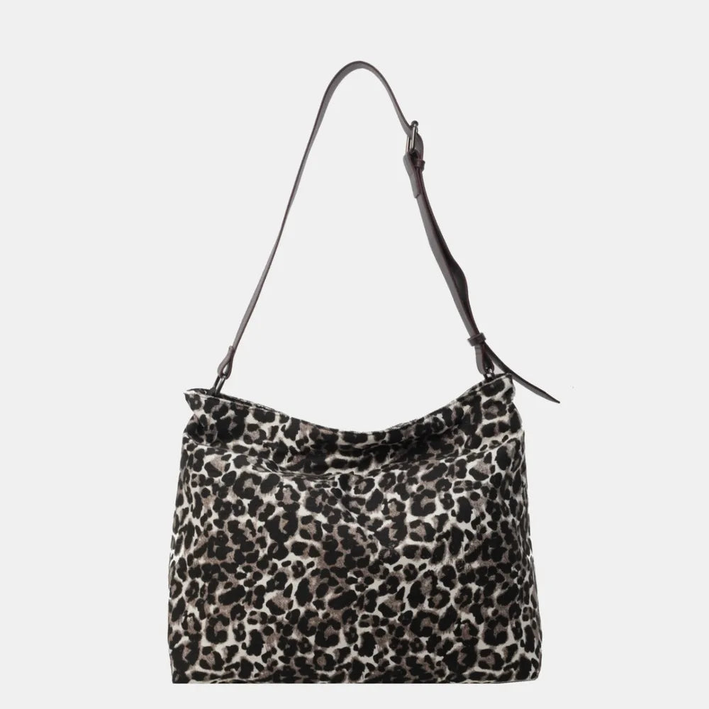 Bolso Tote con Estampado de Leopardo y Correa Ajustable