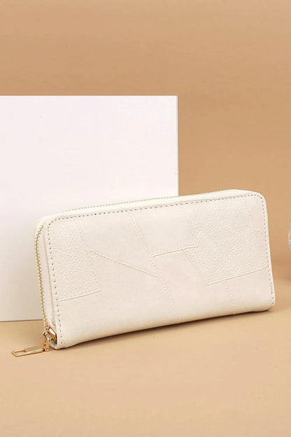 Cartera Pequeña de Piel Sintética con Múltiples Compartimentos