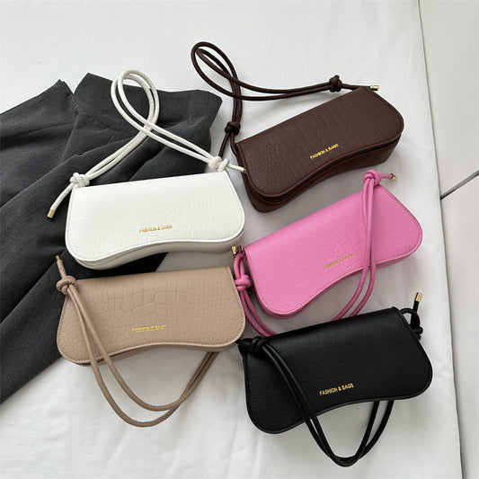 Bolso de axila minimalista de verano en PU