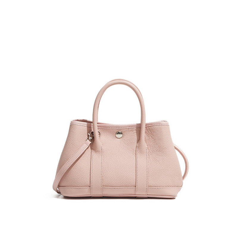 Bolso mini de piel cruzado estilo garden bag