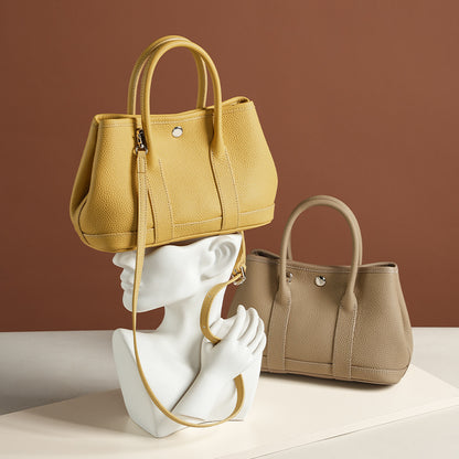 Bolso mini de piel cruzado estilo garden bag
