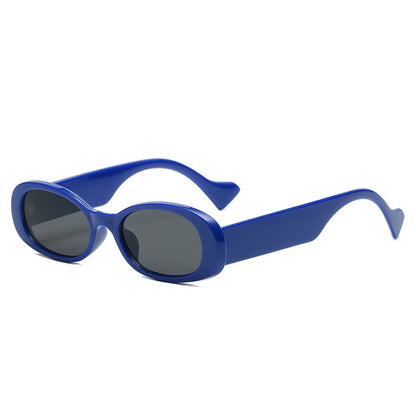Gafas de sol ovaladas retro de montura pequeña