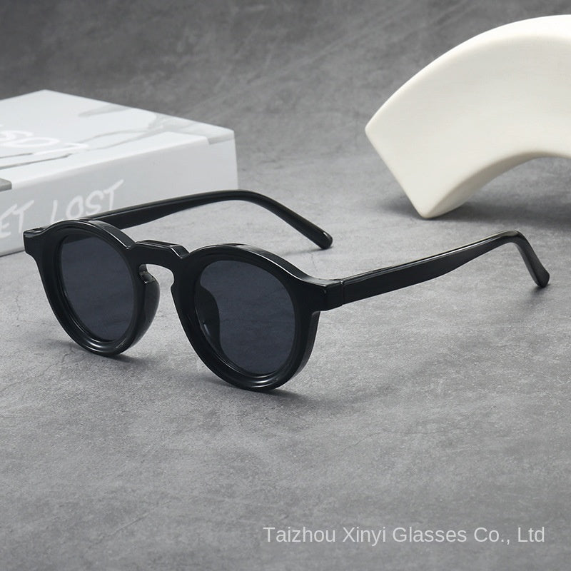 Gafas de Sol Redondas Vintage Montura Pequeña Protección UV400