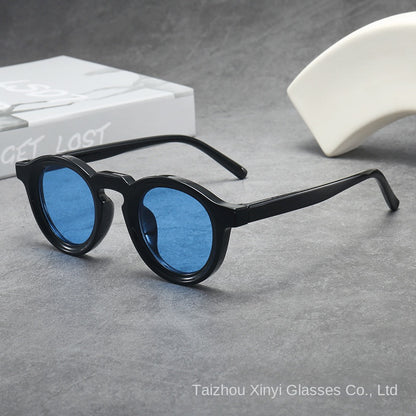 Gafas de Sol Redondas Vintage Montura Pequeña Protección UV400
