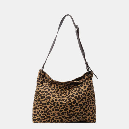 Bolso Tote con Estampado de Leopardo y Correa Ajustable