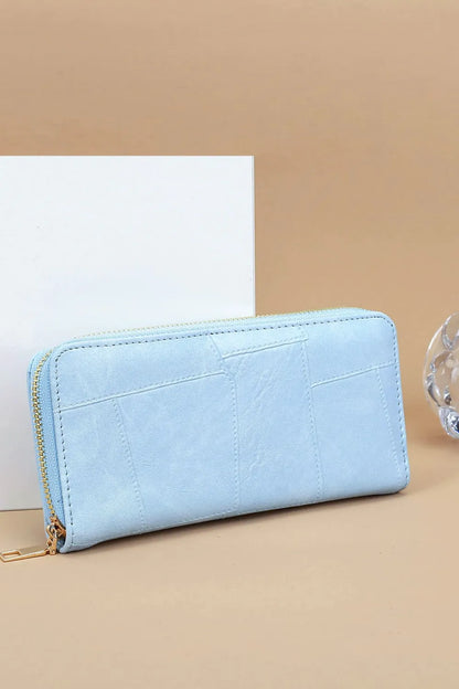 Cartera Pequeña de Piel Sintética con Múltiples Compartimentos