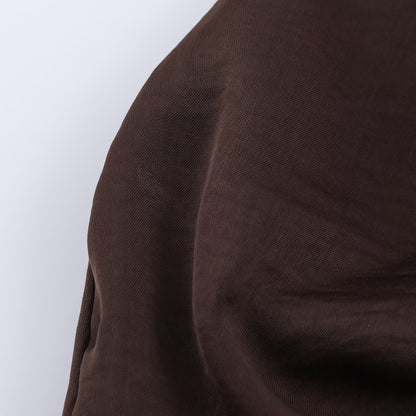 Falda midi asimétrica de satén con escote halter