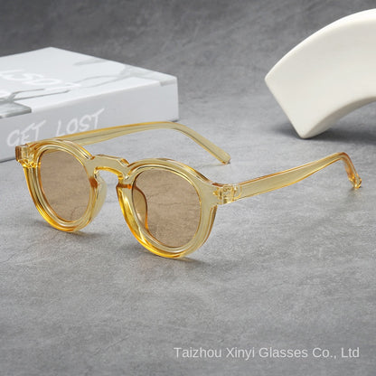 Gafas de Sol Redondas Vintage Montura Pequeña Protección UV400