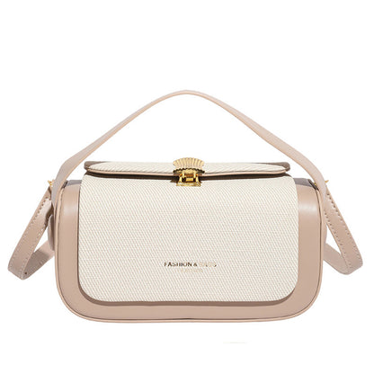 Bolso Cuadrado Pequeño de Hombro Retro Estilo Lujo