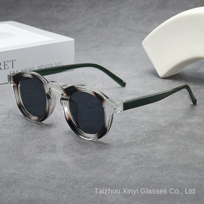 Gafas de Sol Redondas Vintage Montura Pequeña Protección UV400