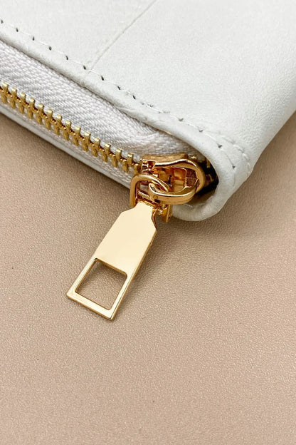 Cartera Pequeña de Piel Sintética con Múltiples Compartimentos
