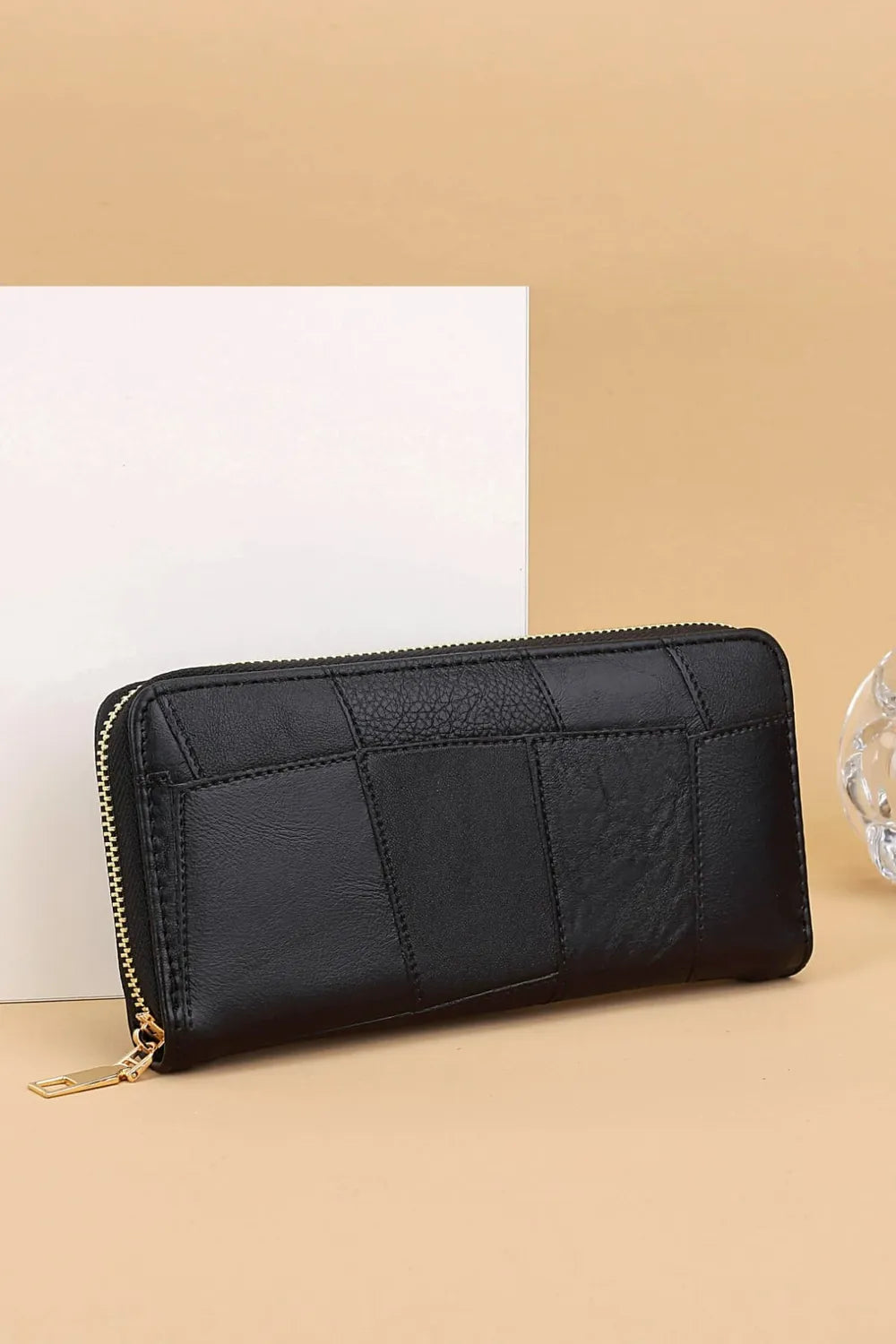 Cartera Pequeña de Piel Sintética con Múltiples Compartimentos