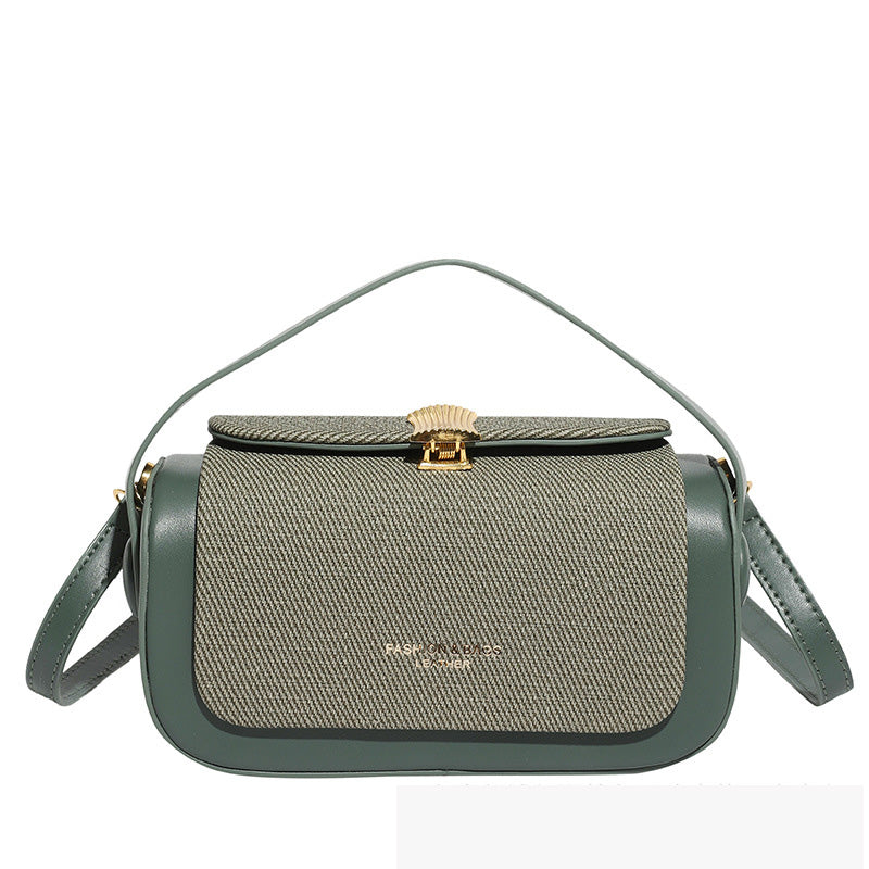 Bolso Cuadrado Pequeño de Hombro Retro Estilo Lujo