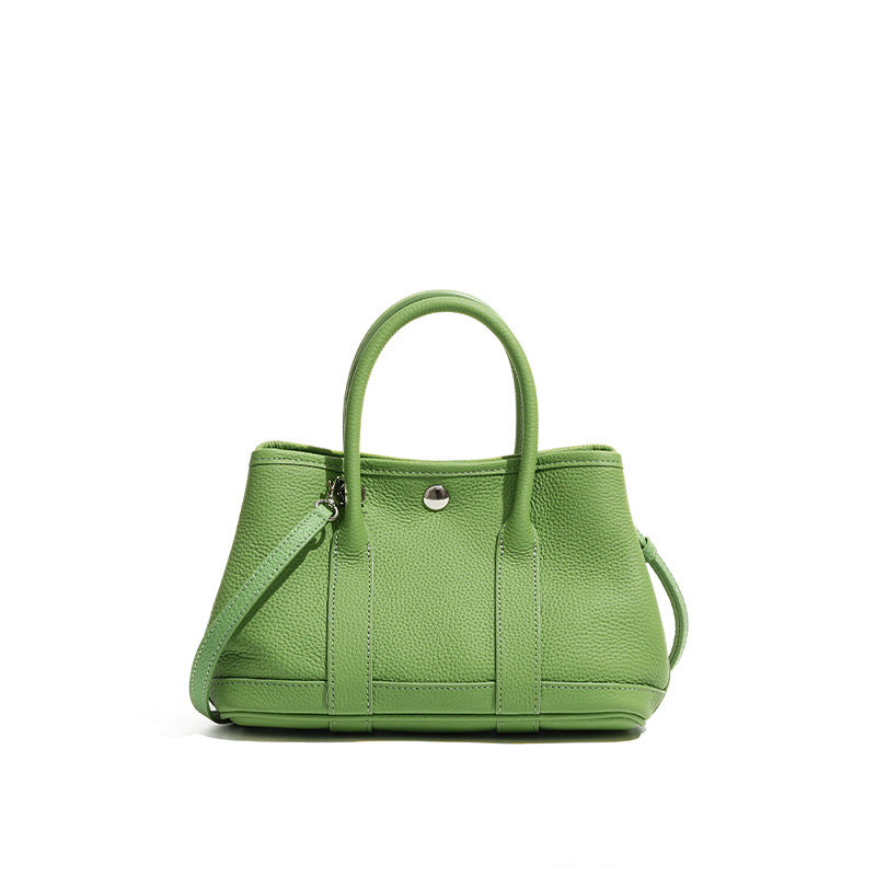 Bolso mini de piel cruzado estilo garden bag