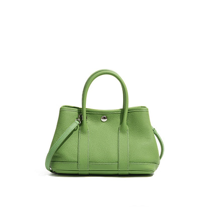 Bolso mini de piel cruzado estilo garden bag