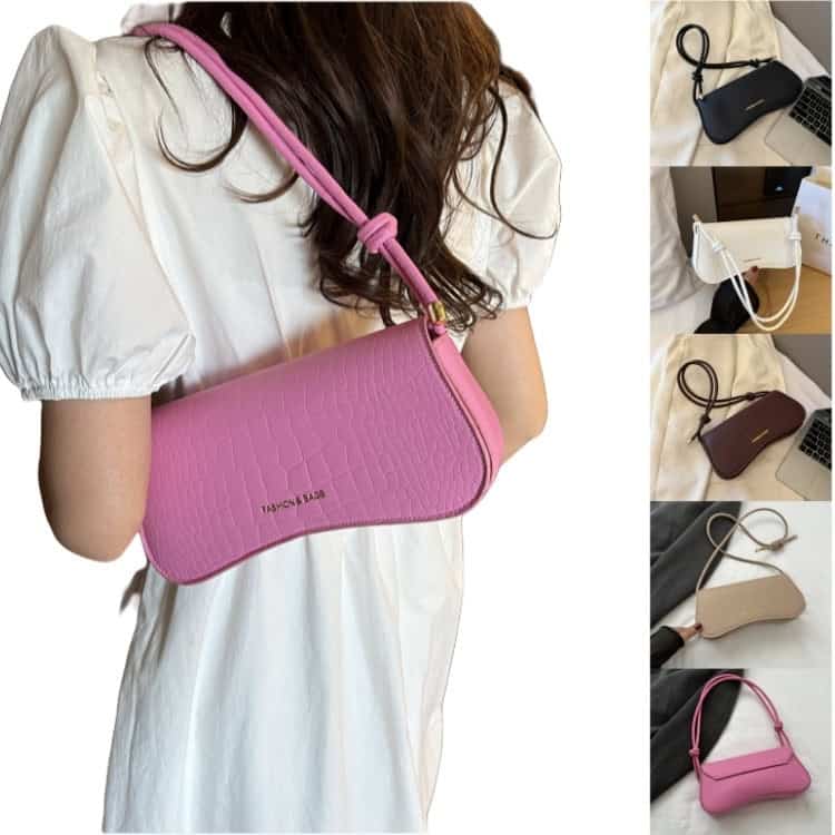 Bolso de axila minimalista de verano en PU