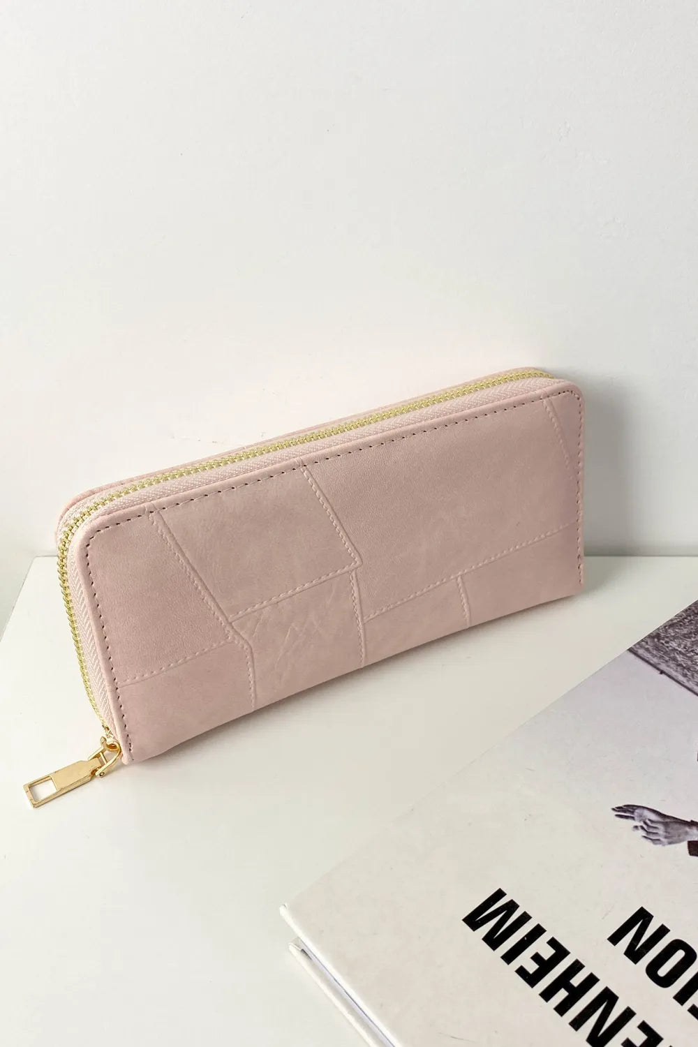 Cartera Pequeña de Piel Sintética con Múltiples Compartimentos