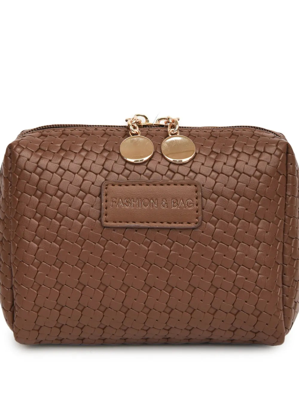 Bolso de paja trenzado con diseño hueco y correa para llevar bajo el brazo