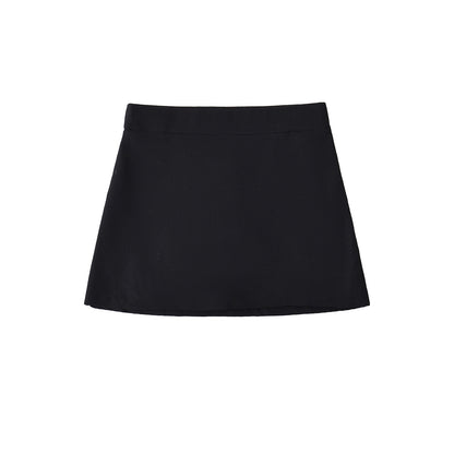 Falda corta de tenis con cintura alta y corte A-line