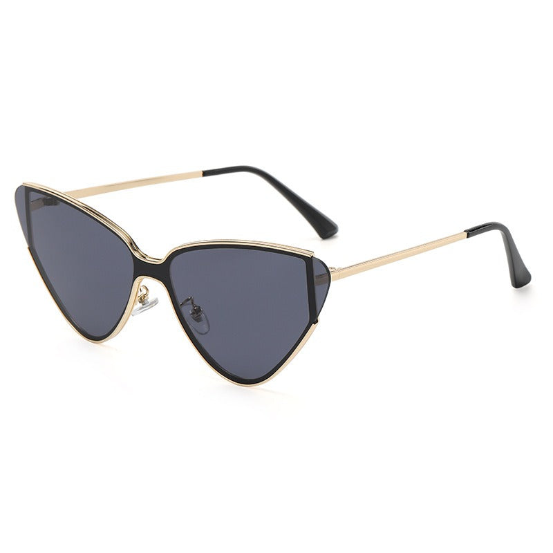 Gafas de sol cat eye retro de montura grande