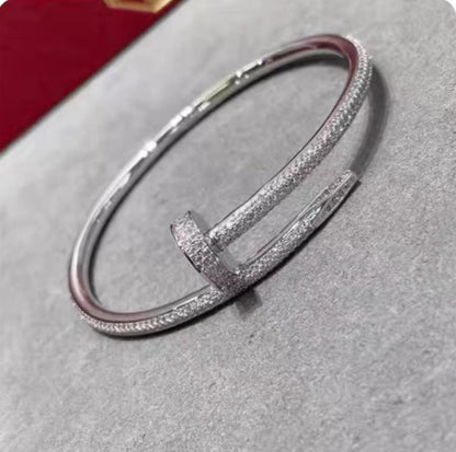 Pulsera de Plata 925 con Diamantes Tres Círculos Chapada en Oro