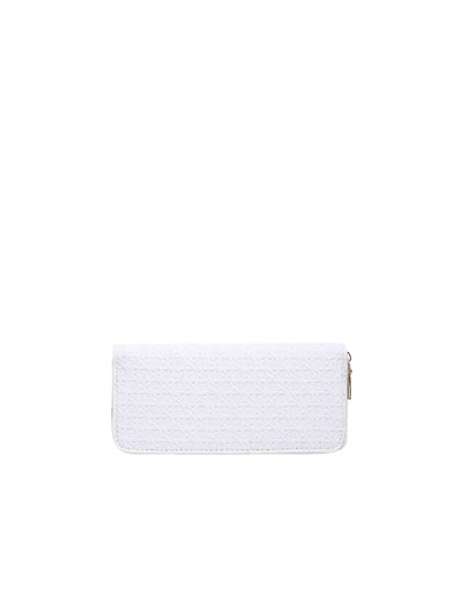 Cartera Pequeña de Piel Sintética de Color Liso