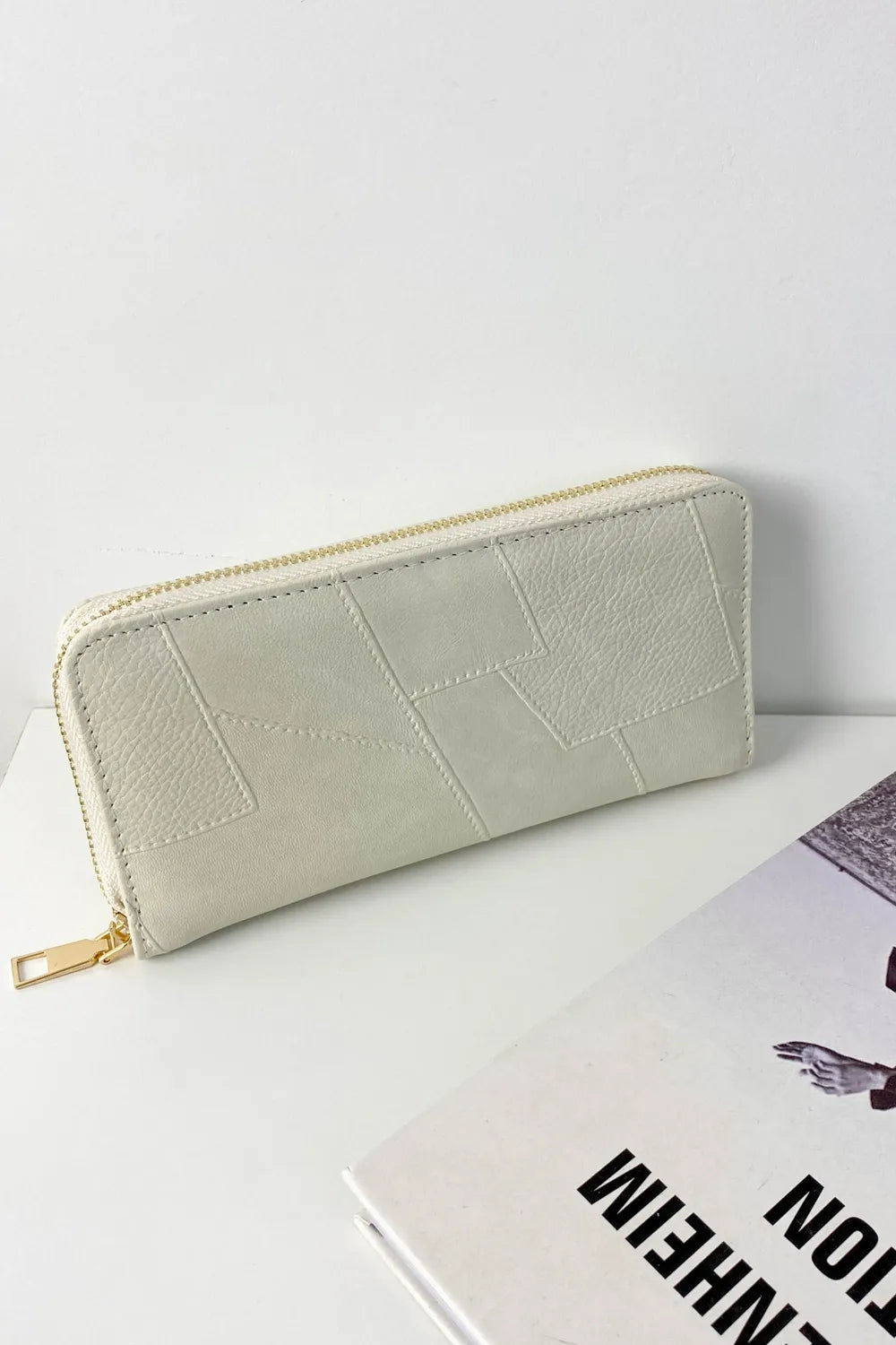 Cartera Pequeña de Piel Sintética con Múltiples Compartimentos