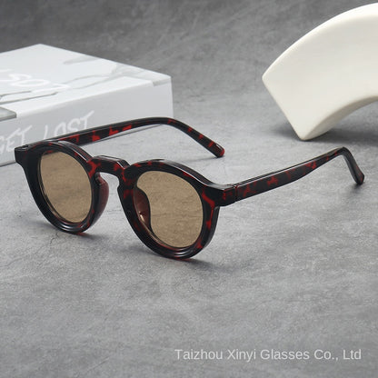 Gafas de Sol Redondas Vintage Montura Pequeña Protección UV400