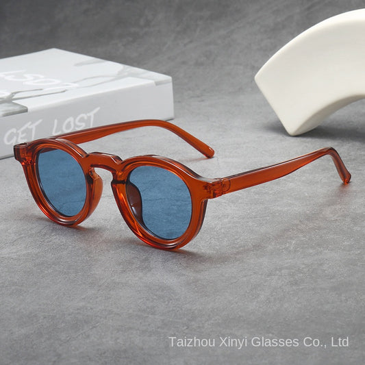 Gafas de Sol Redondas Vintage Montura Pequeña Protección UV400