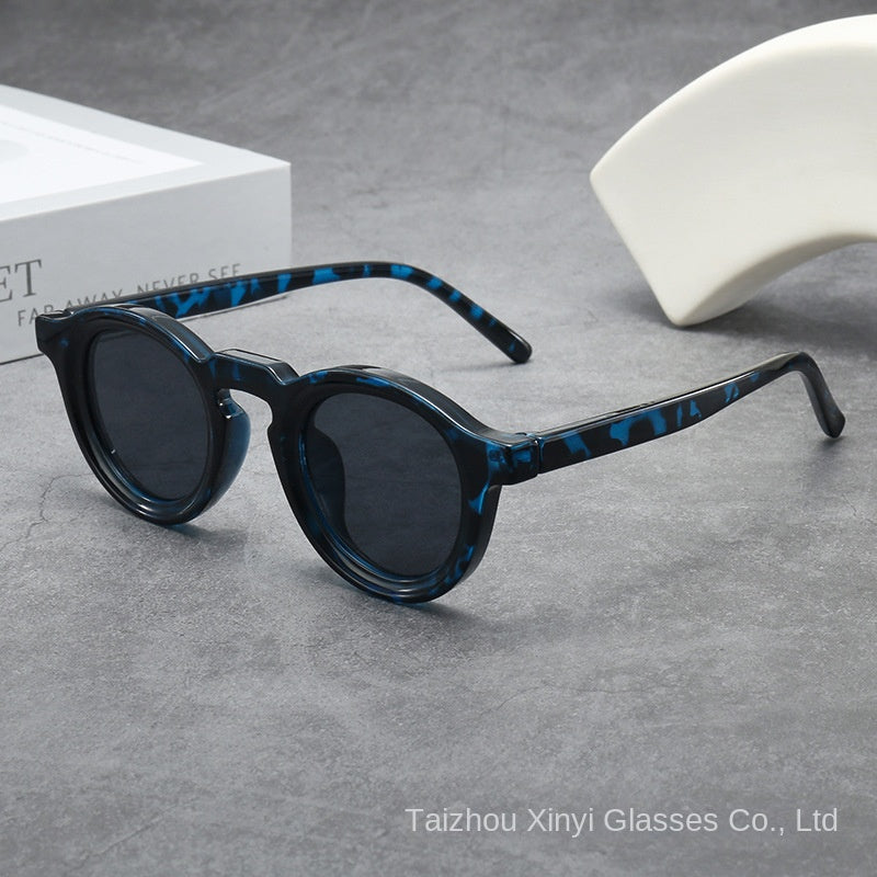 Gafas de Sol Redondas Vintage Montura Pequeña Protección UV400