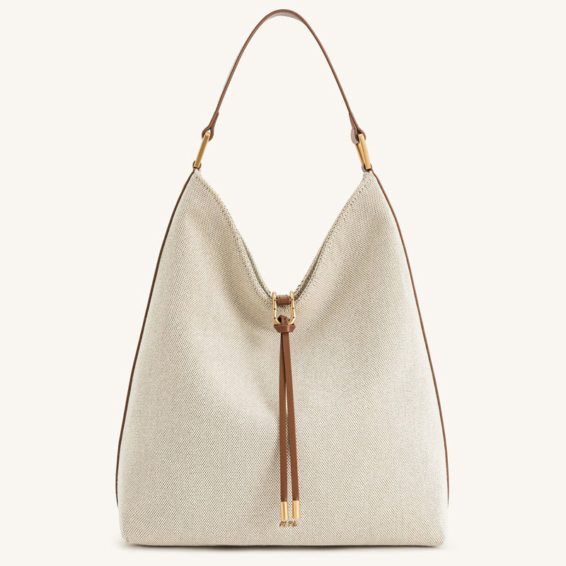 Bolso tote de gran capacidad con diseño relajado de un solo hombro
