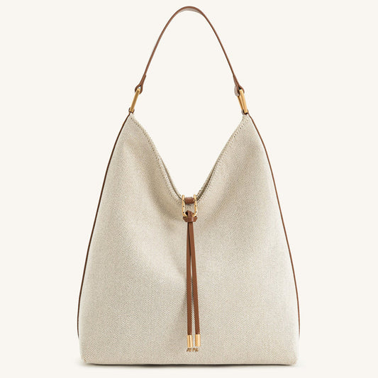Bolso tote de gran capacidad con diseño relajado de un solo hombro