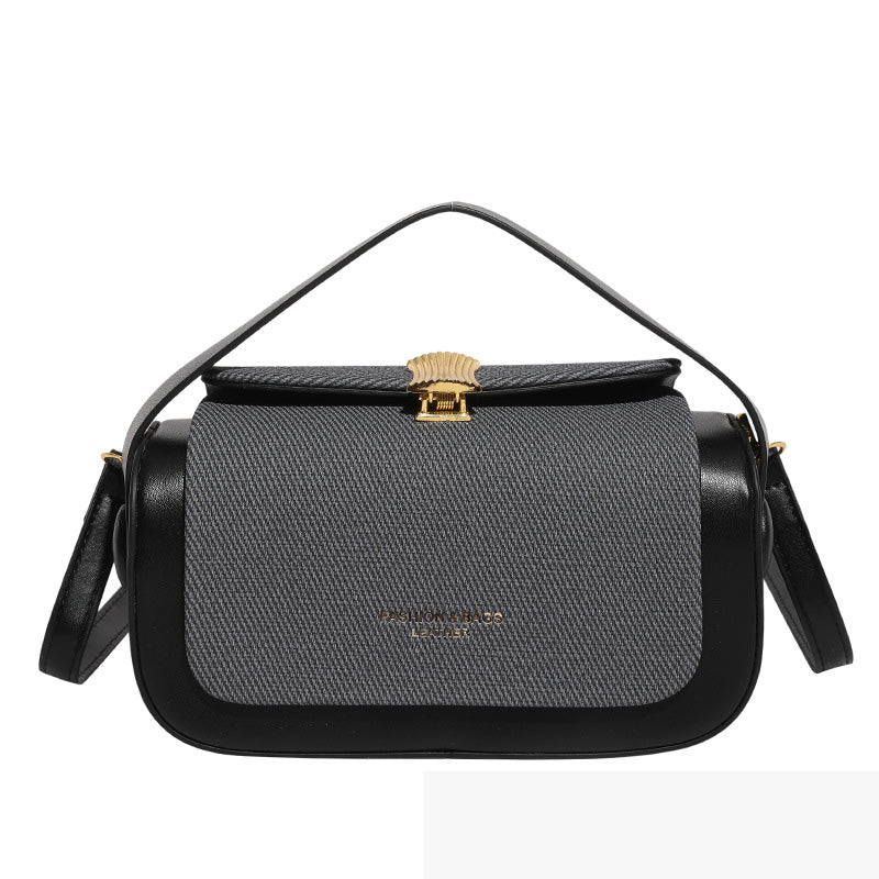 Bolso Cuadrado Pequeño de Hombro Retro Estilo Lujo