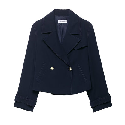 Chaqueta corta de doble botonadura
