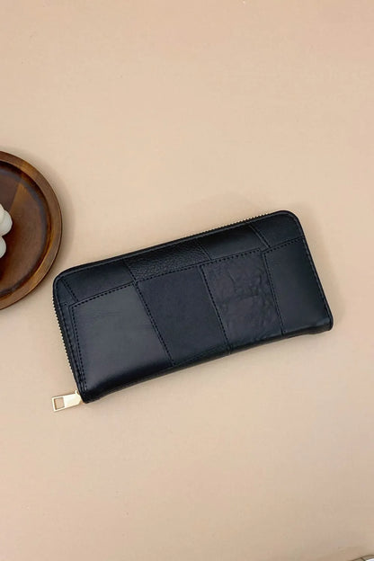 Cartera Pequeña de Piel Sintética con Múltiples Compartimentos