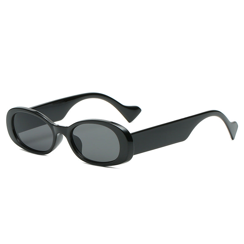 Gafas de sol ovaladas retro de montura pequeña