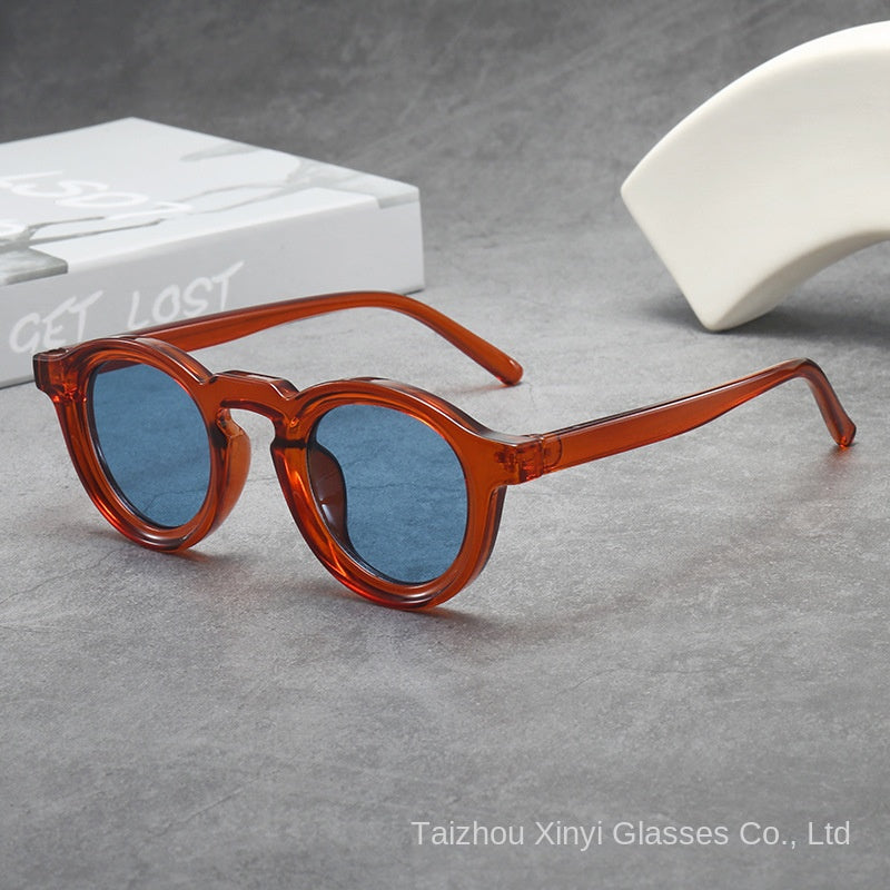 Gafas de Sol Redondas Vintage Montura Pequeña Protección UV400