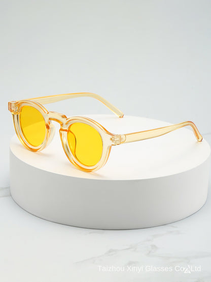 Gafas de Sol Redondas Vintage Montura Pequeña Protección UV400