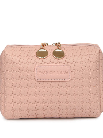 Bolso de paja trenzado con diseño hueco y correa para llevar bajo el brazo
